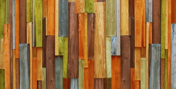 Drewno pomalowane lazurą